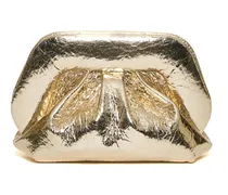 Clutches Gold Mirror Vegan Leather Clutch With Crink goldfarben