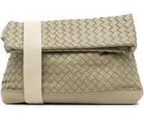 Hobo Bags Nappa Intrecciato Fold Over Crossbody braun