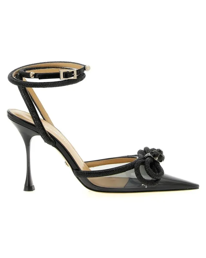 Mach & Mach Hohe Schuhe Double Bow' Pumps schwarz Schwarz