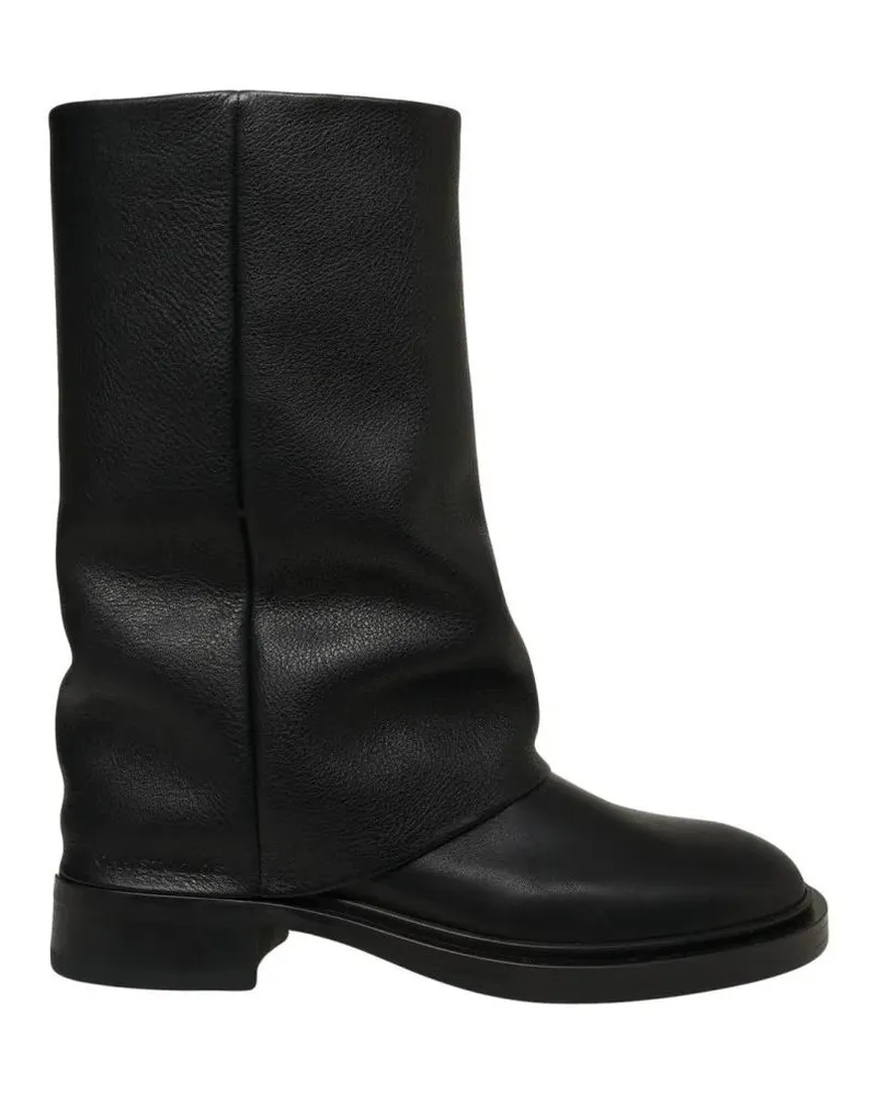 Copenhagen Stiefel Smooth Leather Ankle Boots With Slouched Shaft schwarz Schwarz