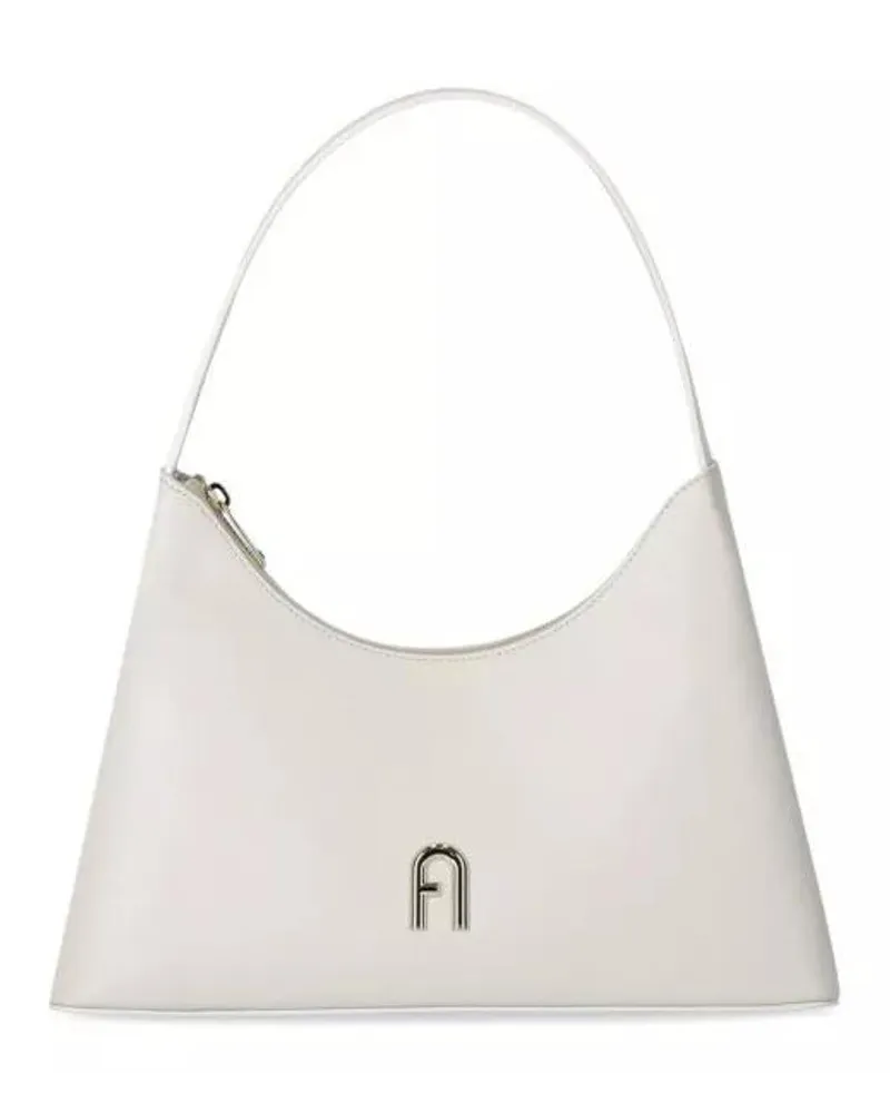 Furla Shopper Diamante S Marshmallow Shoulder Bag Weiß