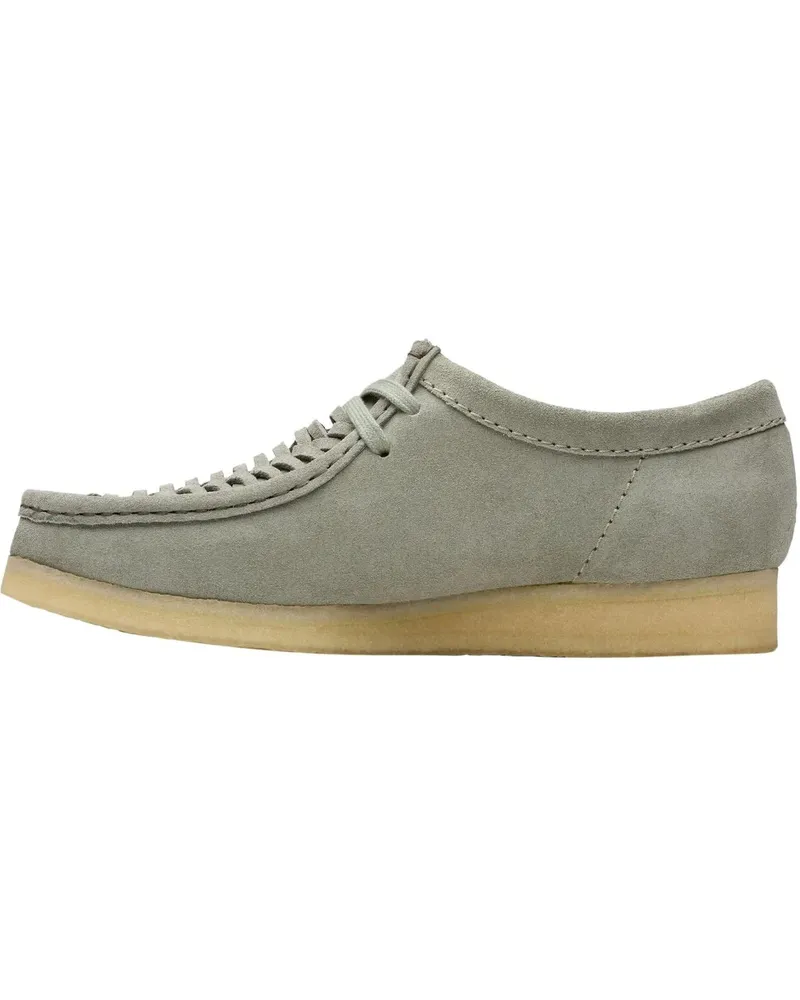 Clarks Low-Top Sneaker Sneakers Wallabee Weave Suede Sage bunt Bunt