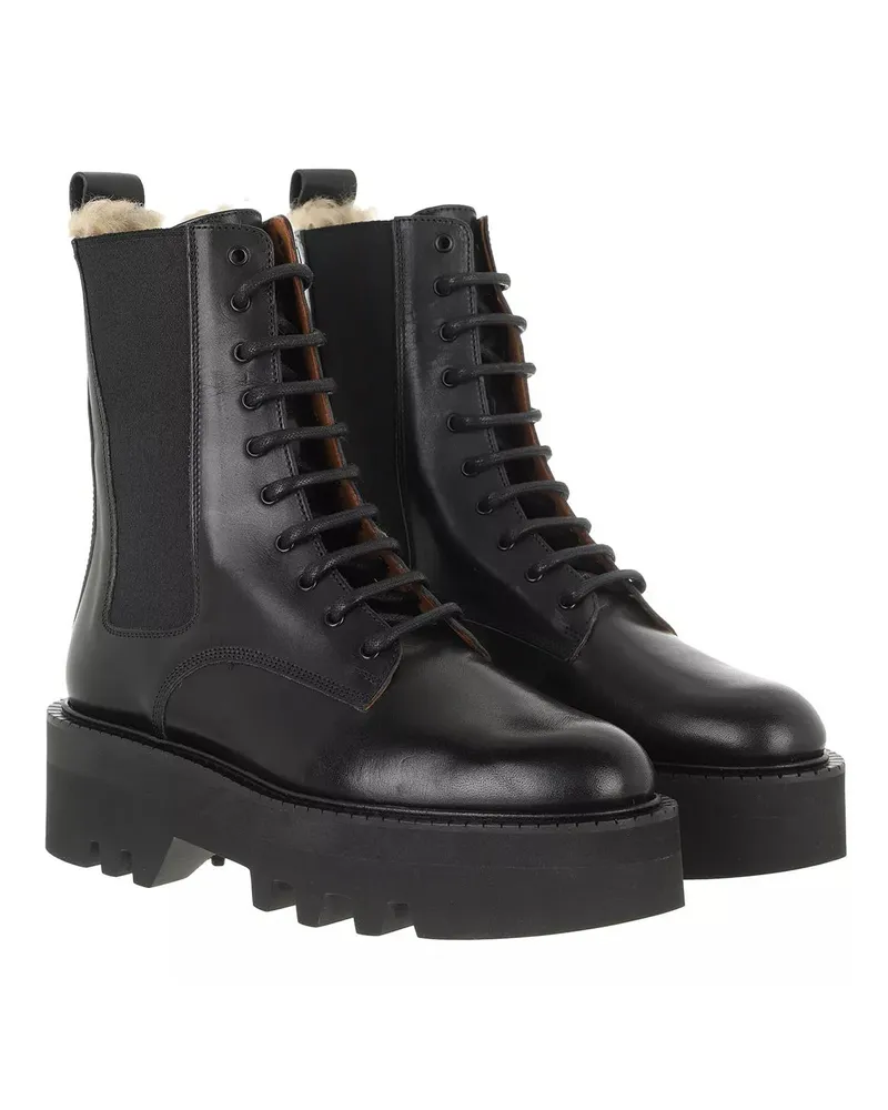ATP Atelier Stiefel & Boots Pesaro Black/Vanilla Vacchetta/Shearling schwarz Schwarz