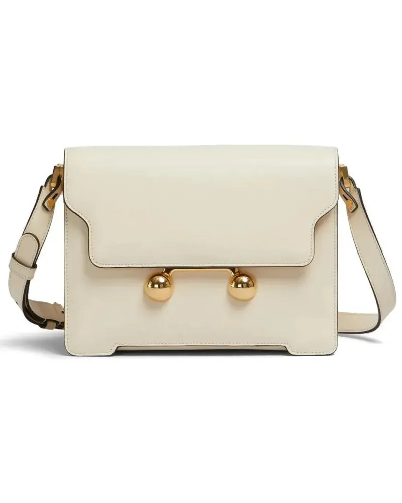 Marni Hobo Bags Medium Trunkaroo Crossbody Bag beige Beige