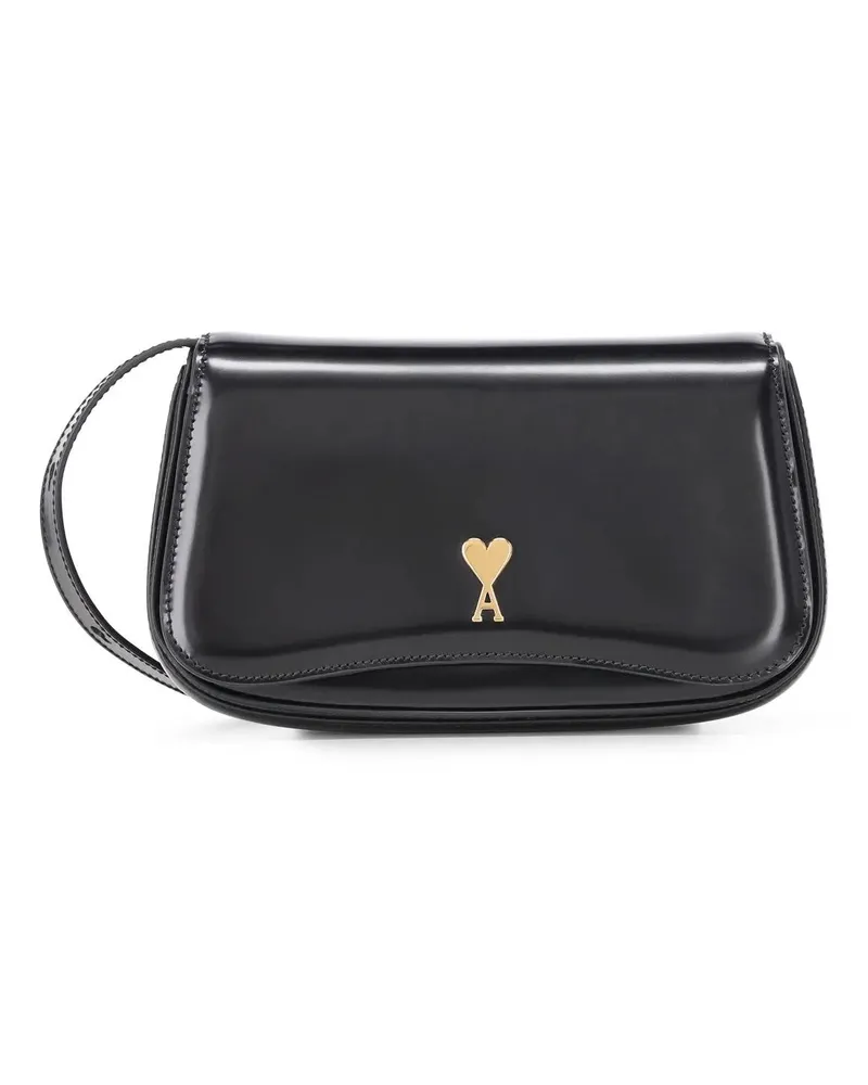 AMI Paris Crossbody Bags Kleine Umhängetasche schwarz Schwarz