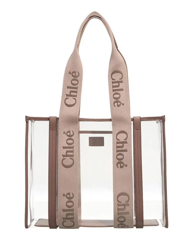Chloé Shopper & Totes Woody Tote Bag transparent Transparent