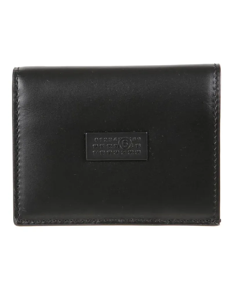 Maison Margiela Portemonnaies Small Snap Wallet schwarz Schwarz