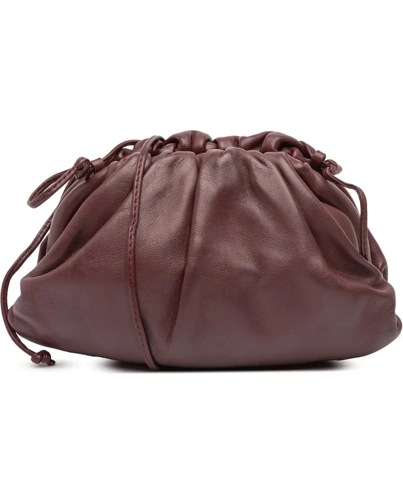 Bottega Veneta Hobo Bags Lambskin The Mini Pouch Crossbody rot Rot