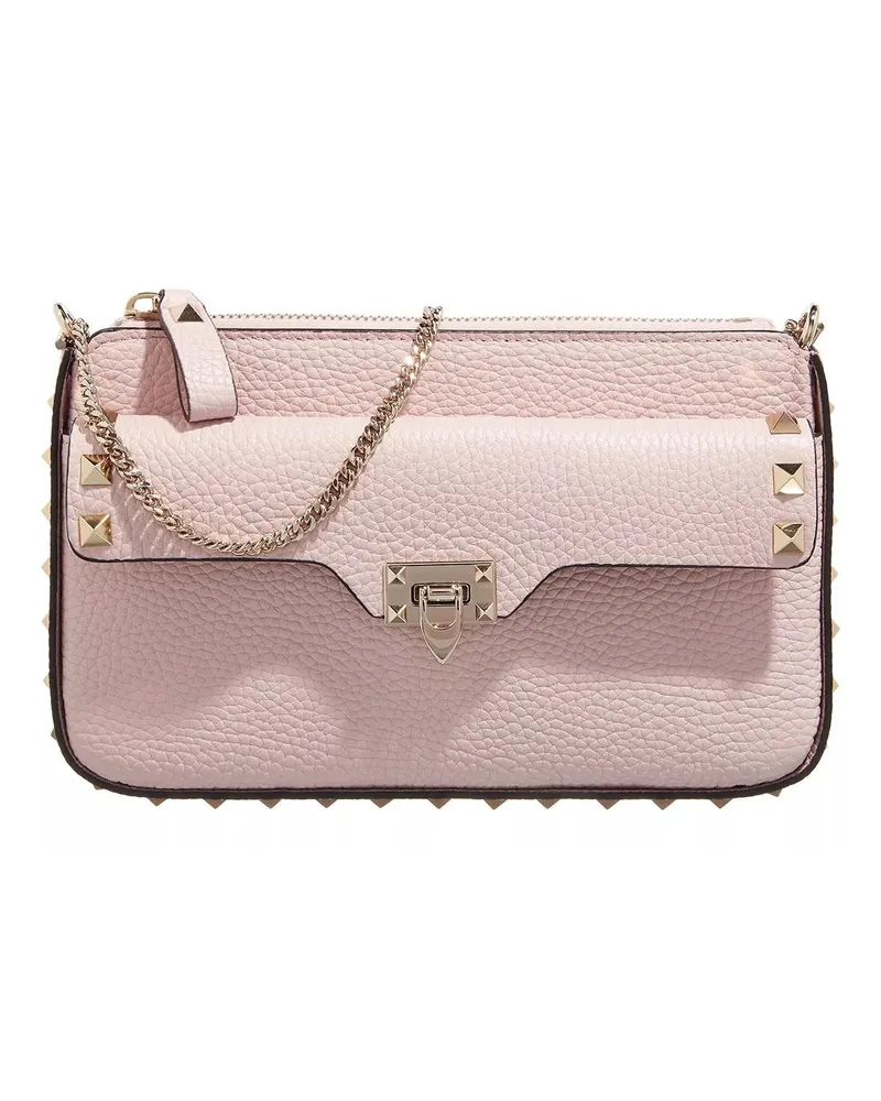 Valentino Garavani Pochettes Rockstud Pouch rosa Gold
