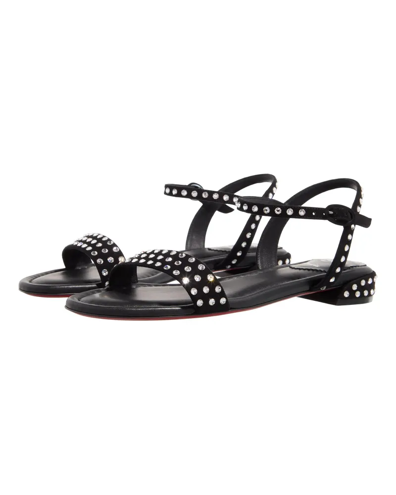 Christian Louboutin Sandalen Sweet Jane Sandal Strass Boum schwarz Schwarz