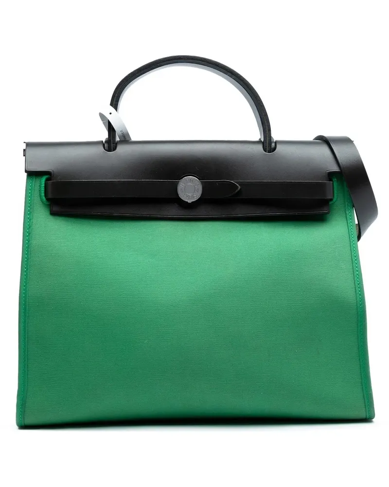 Hermès Hobo Bags Toile Herbag Zip 31 grün Grün