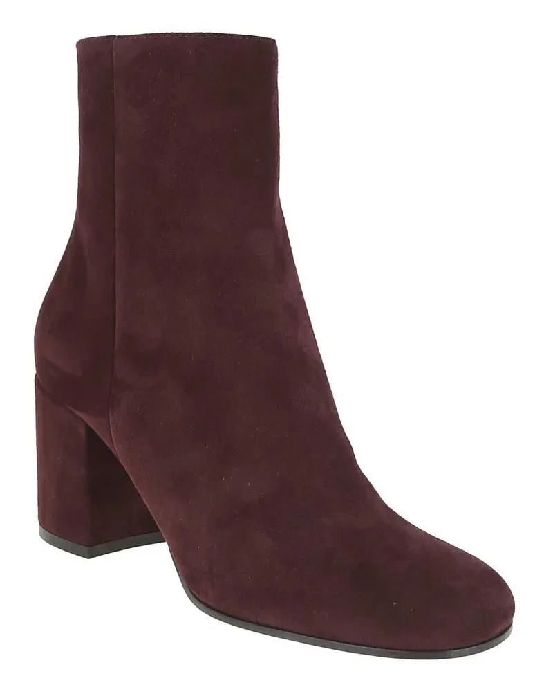 Gianvito Rossi Stiefel Ankle Boot In Ultra-Soft Suede schwarz Schwarz