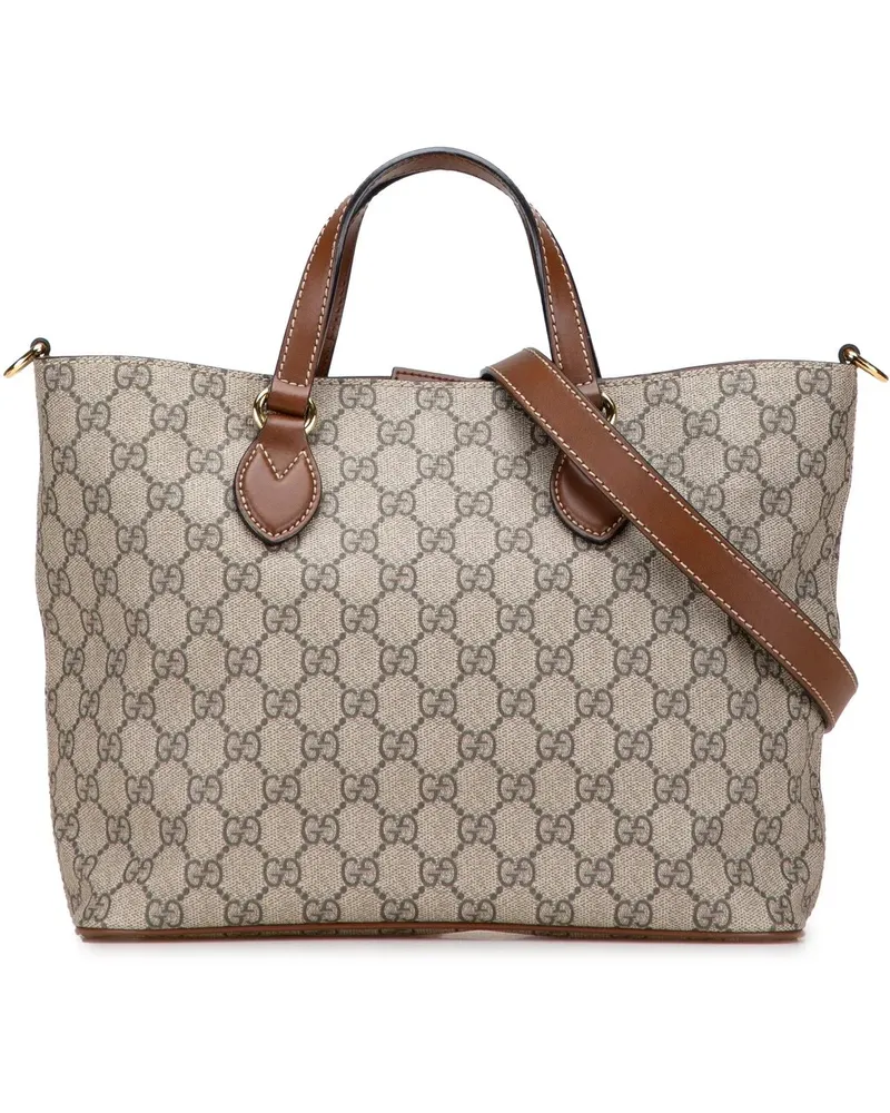 Gucci Hobo Bags Small GG Supreme Satchel braun Braun