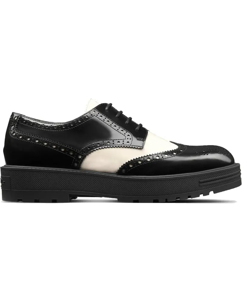 Dior Low-Top Sneaker Leather Derbies schwarz Schwarz