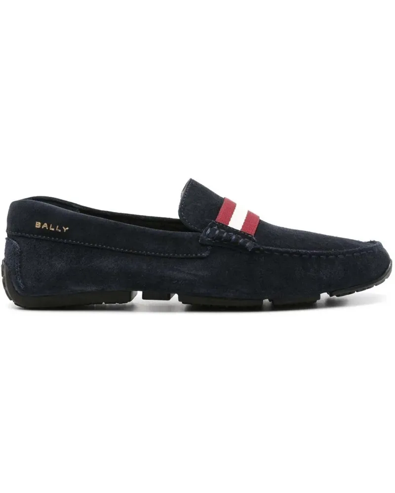 Bally Loafer Flat Shoes Midnight blau Blau