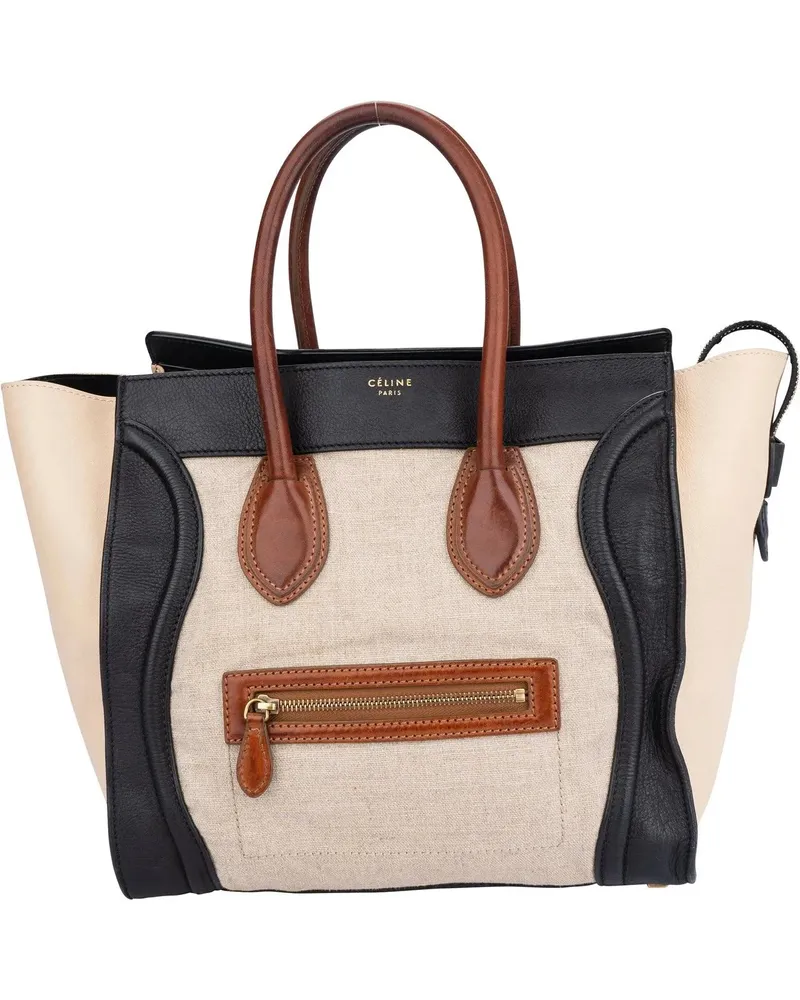 Celine Hobo Bags  Canvas Tricolor Luggage Handbag bunt Bunt