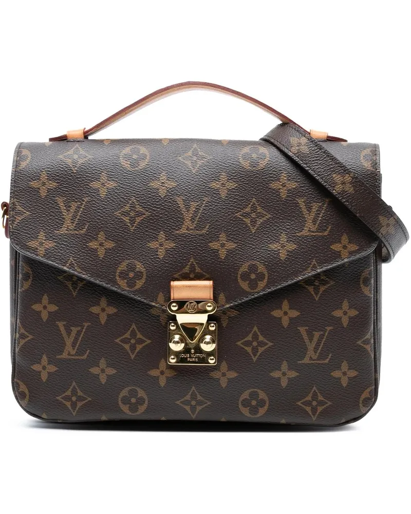 Louis Vuitton Hobo Bags Monogram Pochette Metis braun Braun