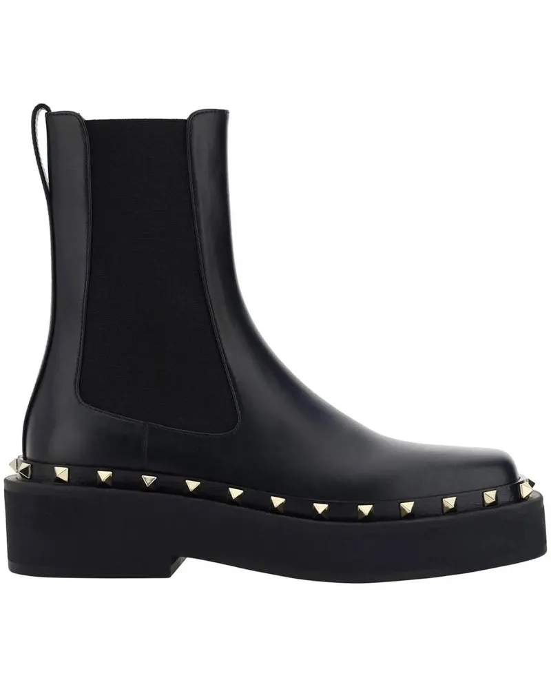 Valentino Garavani Stiefel & Boots Platform Plain Toe Round Boots bunt Bunt