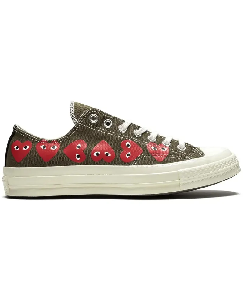 Comme des Garçons Low-Top Sneaker  Play X Converse Chuck 70 Ox Snea grün Grün
