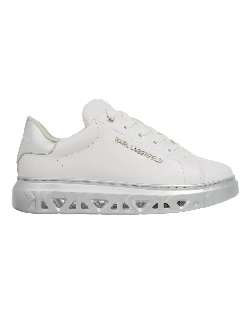 Karl Lagerfeld Low-Top Sneaker Kapri Kite Lo Lace Lthr weiß Weiß