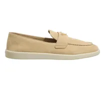 Loafer Suede Logo Loafer beige