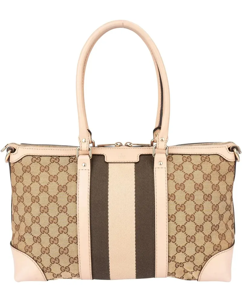 Gucci Crossbody Bags  GG Monogram Sherry Line Monogram Handbag braun Braun