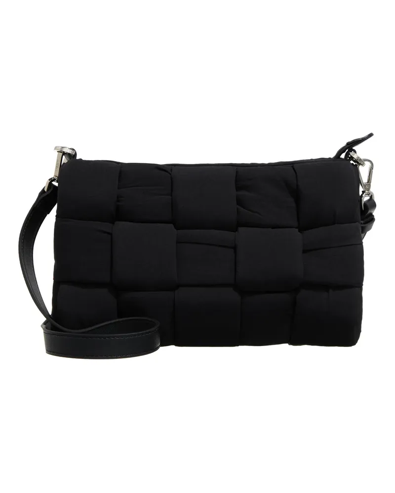Liebeskind Crossbody Bags Bo Plain Weaved Nylon Hobo Bag S schwarz Schwarz