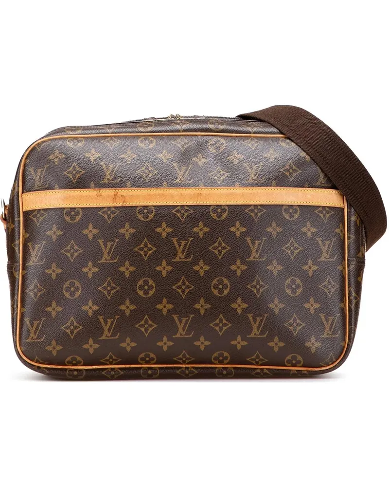 Louis Vuitton Hobo Bags Monogram Reporter GM braun Braun