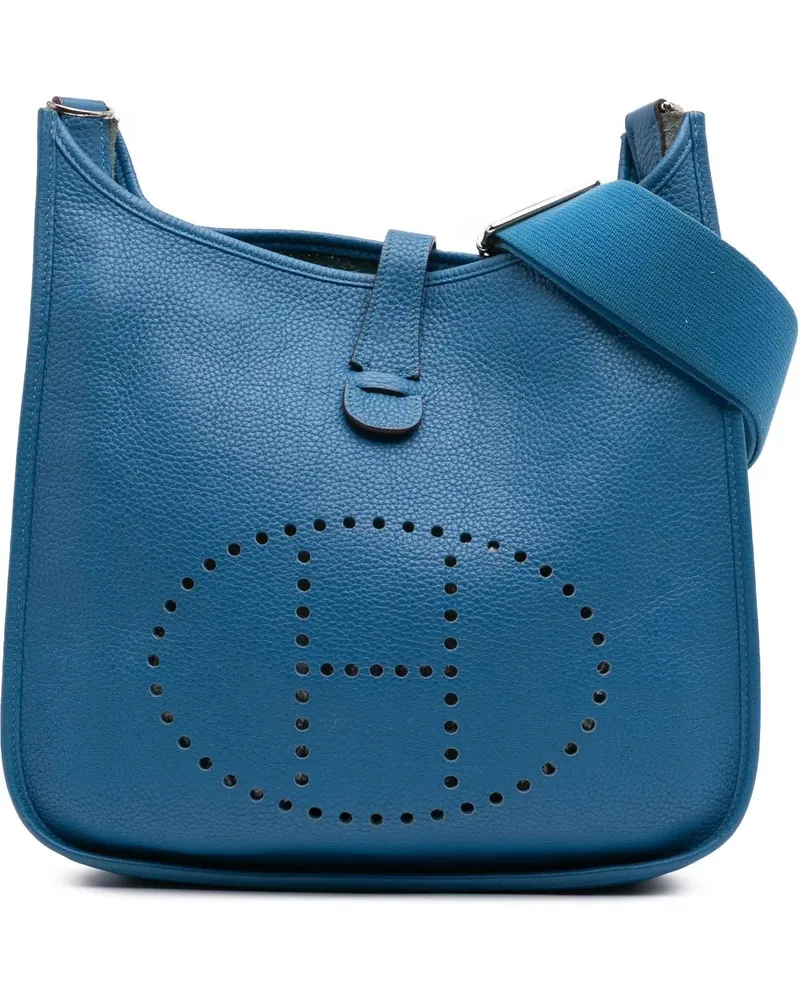 Hermès Hobo Bags 1997-2014 Clemence Evelyne III 33 blau Blau