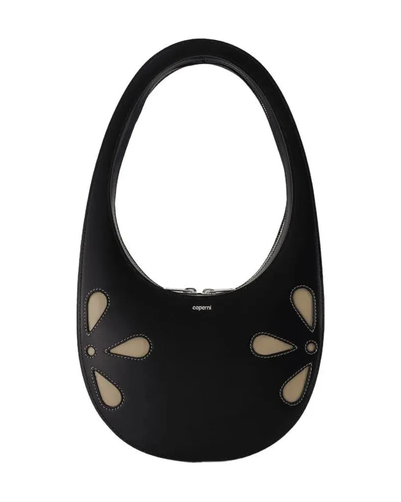 COPERNI Crossbody Bags Petal Swipe Purse With Floral Cut-Out Design schwarz Schwarz