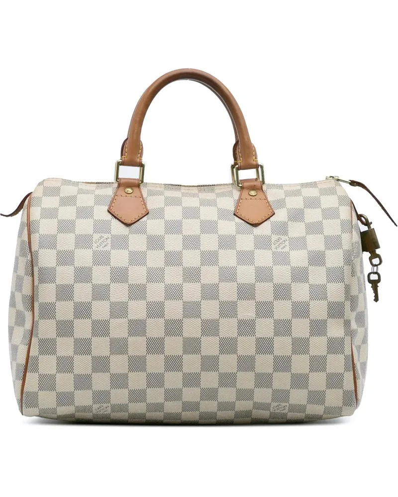 Louis Vuitton Crossbody Bags Damier Azur Speedy 30 weiß Weiß