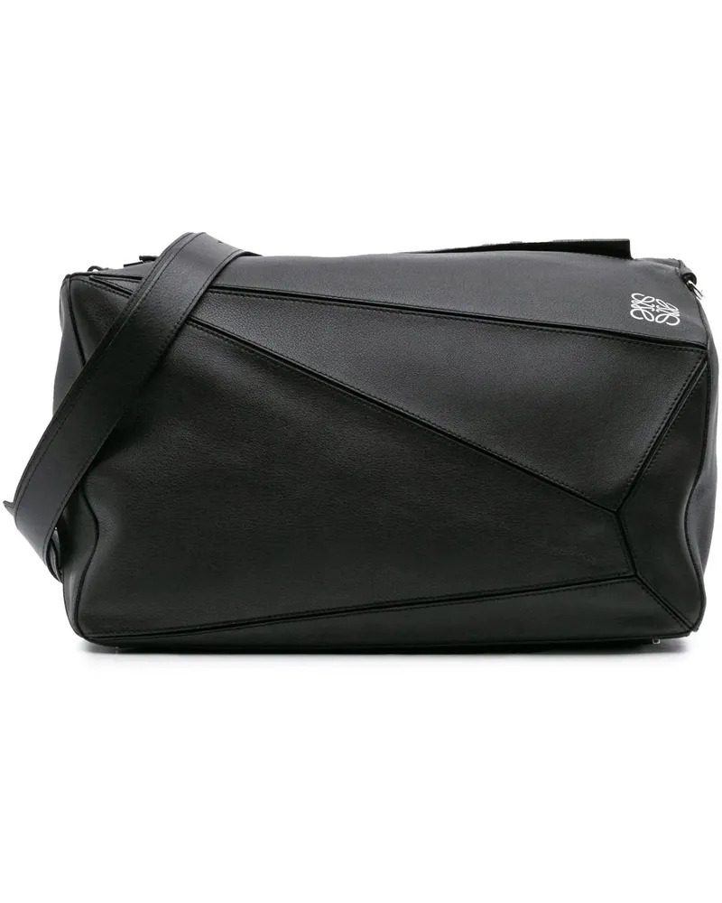 Loewe Hobo Bags XL Leather Puzzle Crossbody schwarz Schwarz