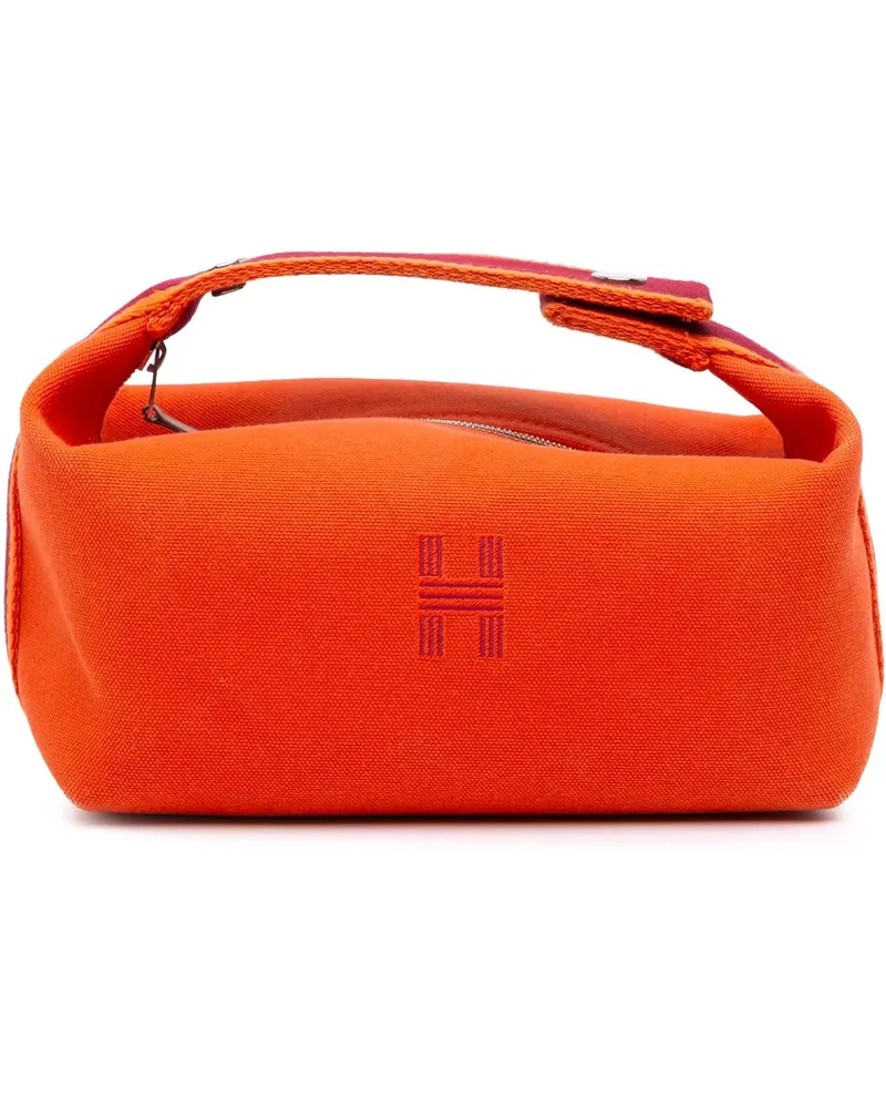 Hermès Kosmetiktaschen Small Canvas Bride A Brac Case orange Orange