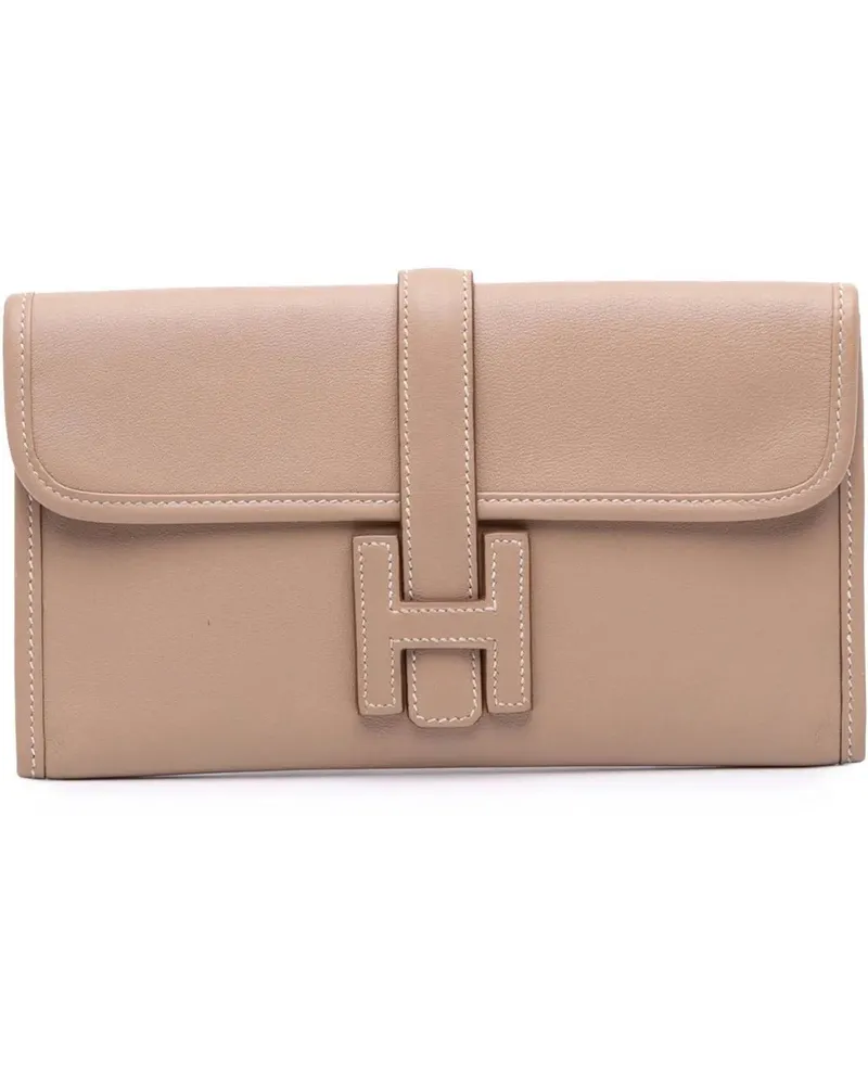 Hermès Clutches Swift Jige Duo braun Braun