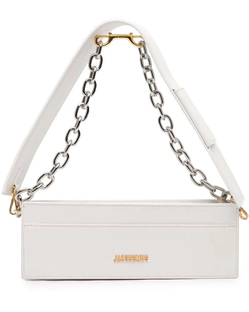 Jacquemus Hobo Bags Calfskin Le Ciuciu Satchel weiß Weiß