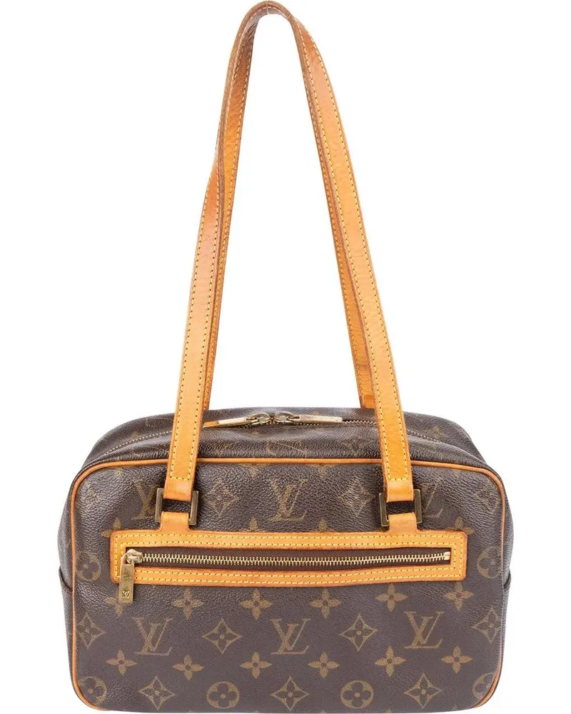 Louis Vuitton Crossbody Bags  Canvas Monogram Cite MM Shoulder Bag braun Braun