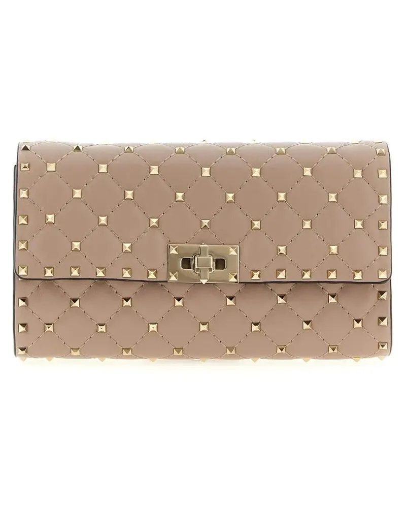 Valentino Garavani Hobo Bags 'Rockstud Spike' Shoulder Bag pink Rosa