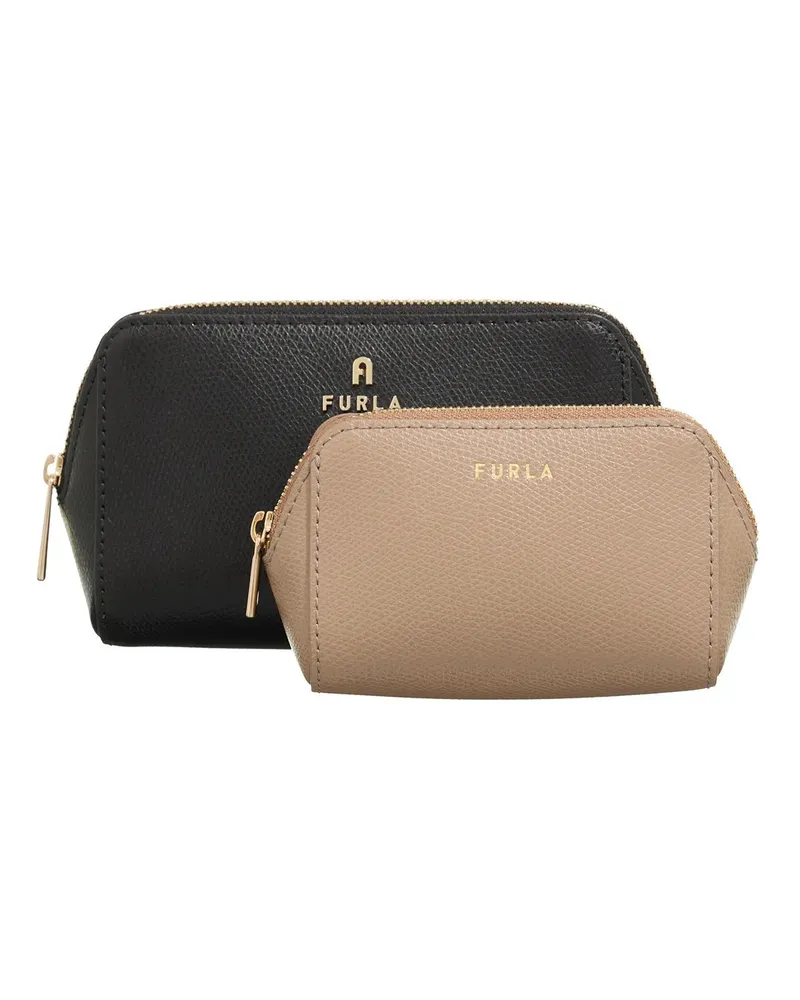 Furla Kosmetiktaschen  Camelia M Cosmetic Case Set schwarz Schwarz