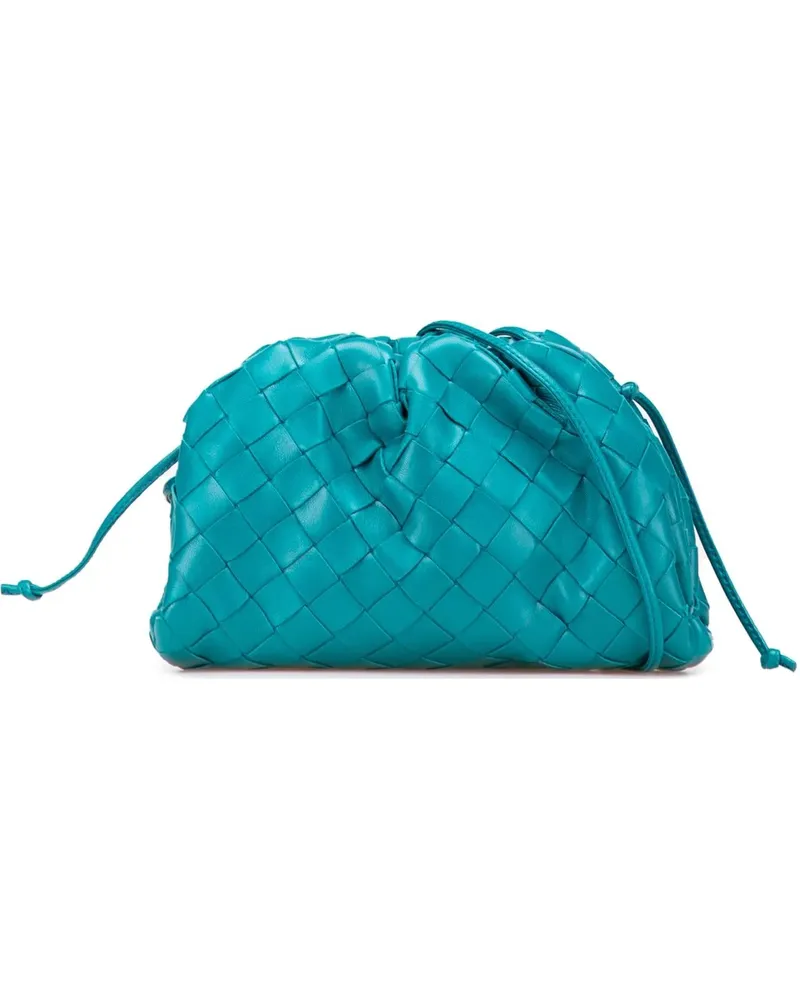 Bottega Veneta Hobo Bags Nappa Intrecciato The Mini Pouch blau Blau