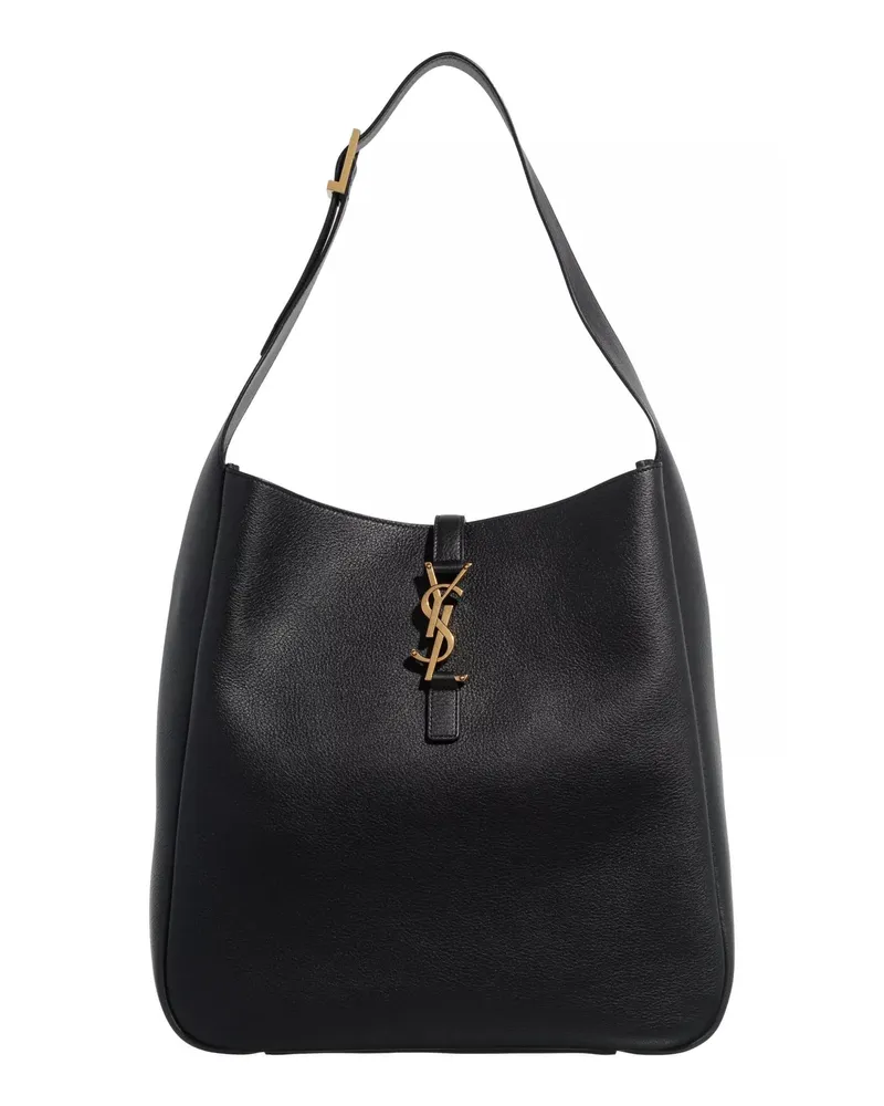 Saint Laurent Hobo Bags Le 5 á 7 Large Shoulder Bag schwarz Schwarz