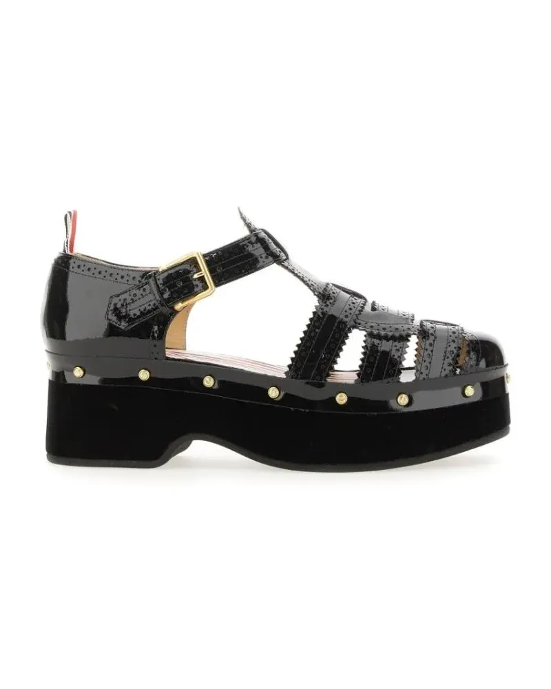 Thom Browne Sandalen Heeled Sandal schwarz Schwarz