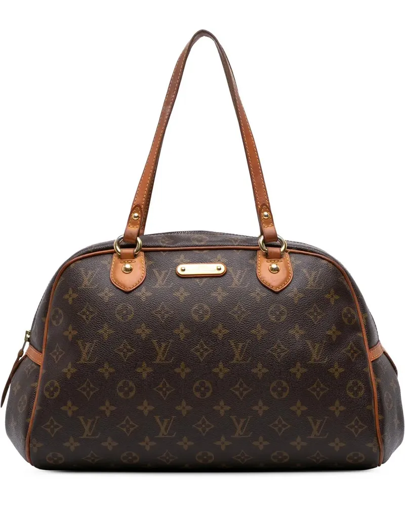 Louis Vuitton Crossbody Bags Monogram Montorgueil PM braun Braun