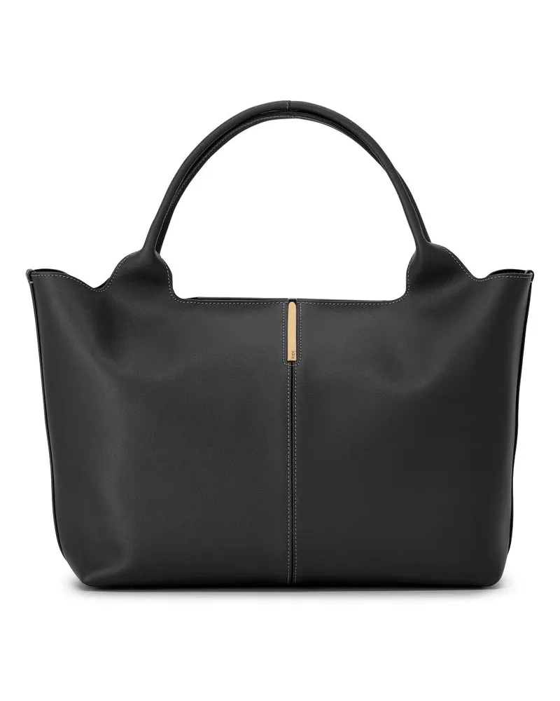 TOD'S Crossbody Bags Shopper aus Leder Medium-Small schwarz Schwarz