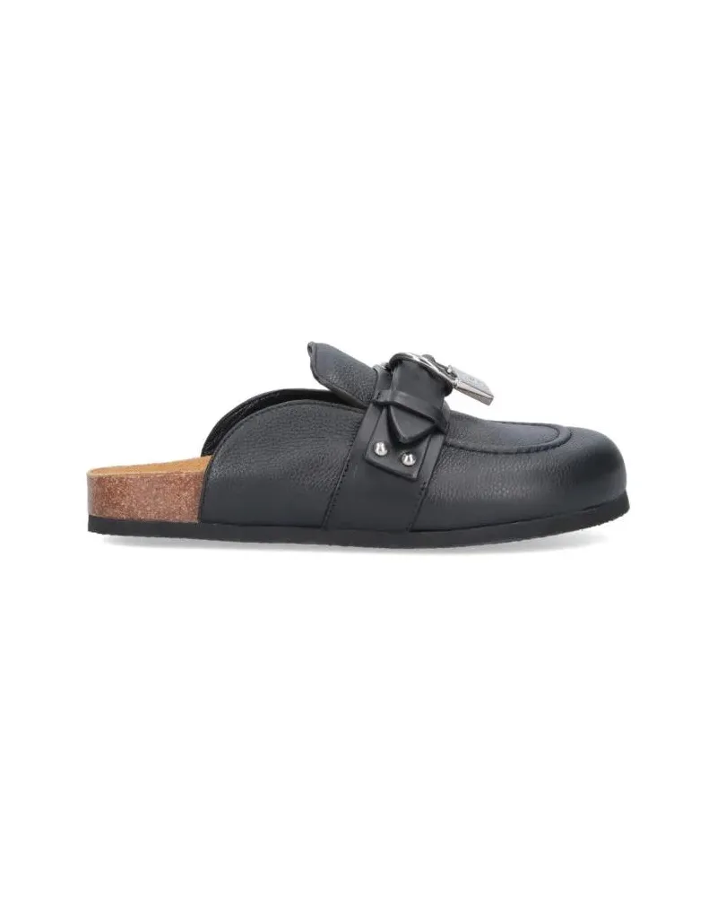 J.W.Anderson Slipper & Pantoletten "Punk" Mules schwarz Schwarz