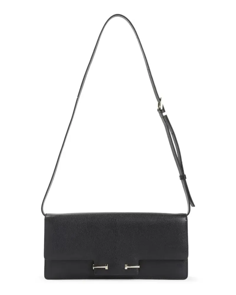 Tom Ford Hobo Bags Black Goat Leather Shoulder Bag schwarz Schwarz