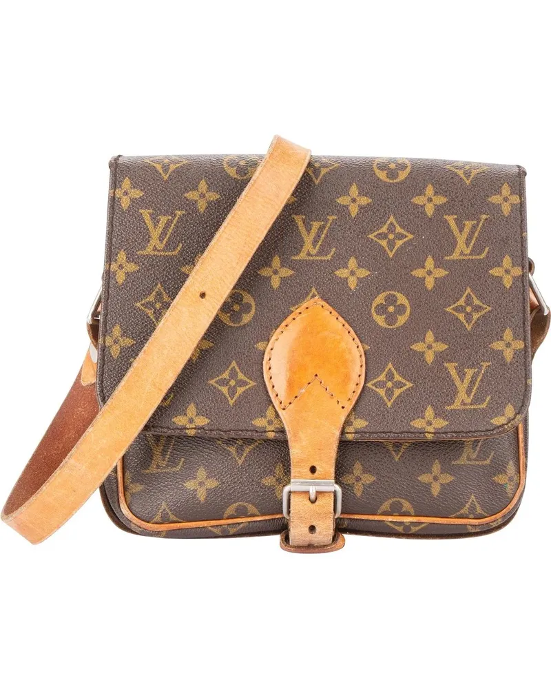 Louis Vuitton Crossbody Bags  Canvas Monogram Cartouchiere MM Cros bunt Bunt