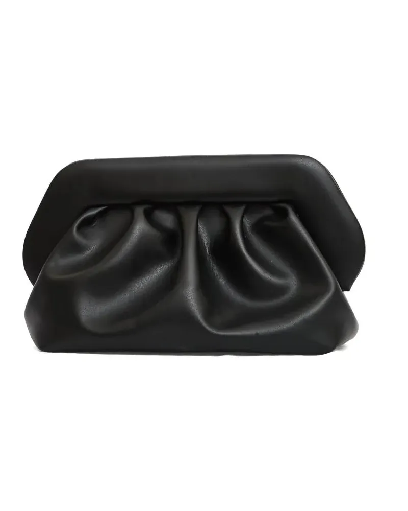 THEMOIRÈ Clutches Clutch Vegan Leather Nera schwarz Schwarz