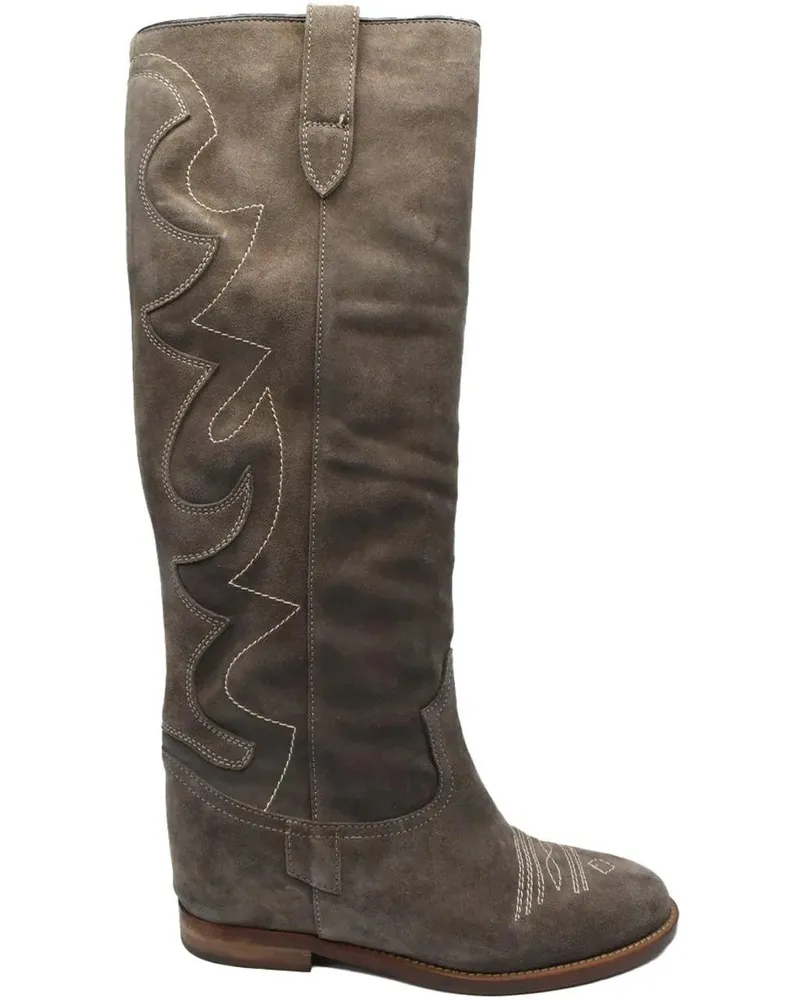 Via Roma 15 Stiefel Boots Beige braun Braun