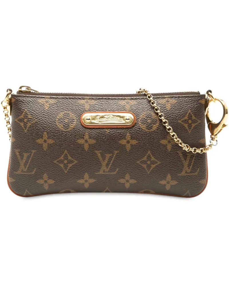Louis Vuitton Hobo Bags Monogram Pochette Milla MM braun Braun