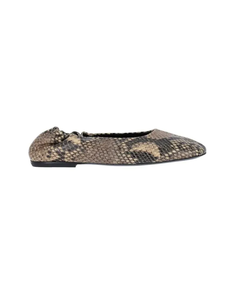 Dries van Noten Leather Ballerinas – Beige beige Beige